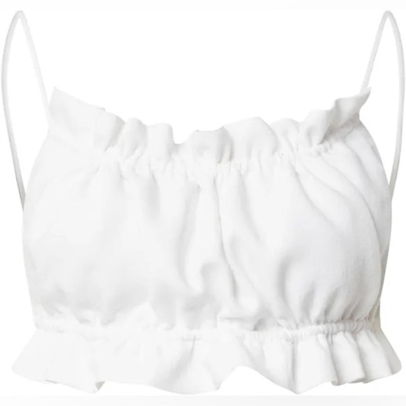 NWT Bardot The Barely There Top in Ivory Size Large/10 - Picture 3 of 7